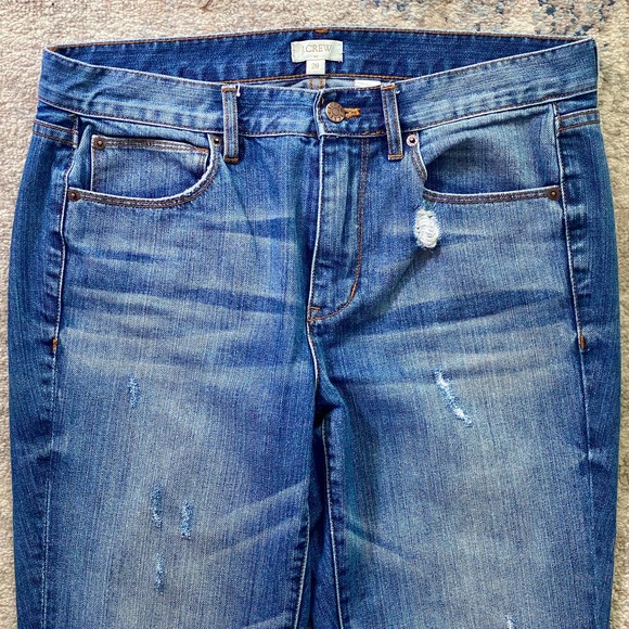 Size 28 J. Crew Distressed Boyfriend Jean - Picture 6 of 6